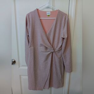 Pink glitter dress